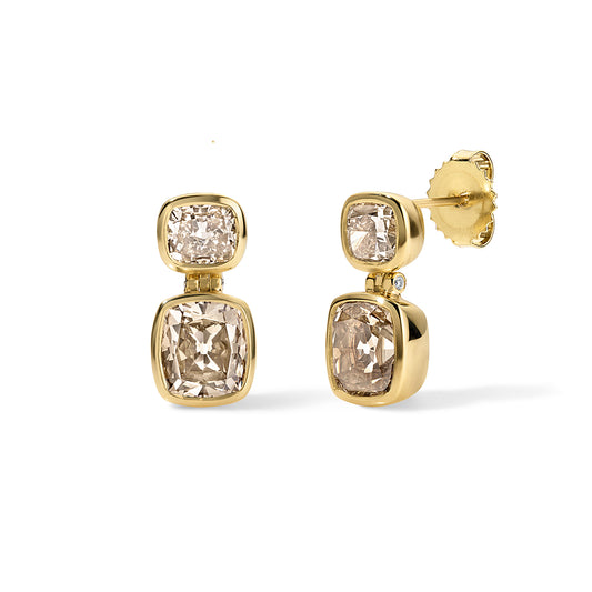 5.68ct Antique Diamond Amelia Earrings