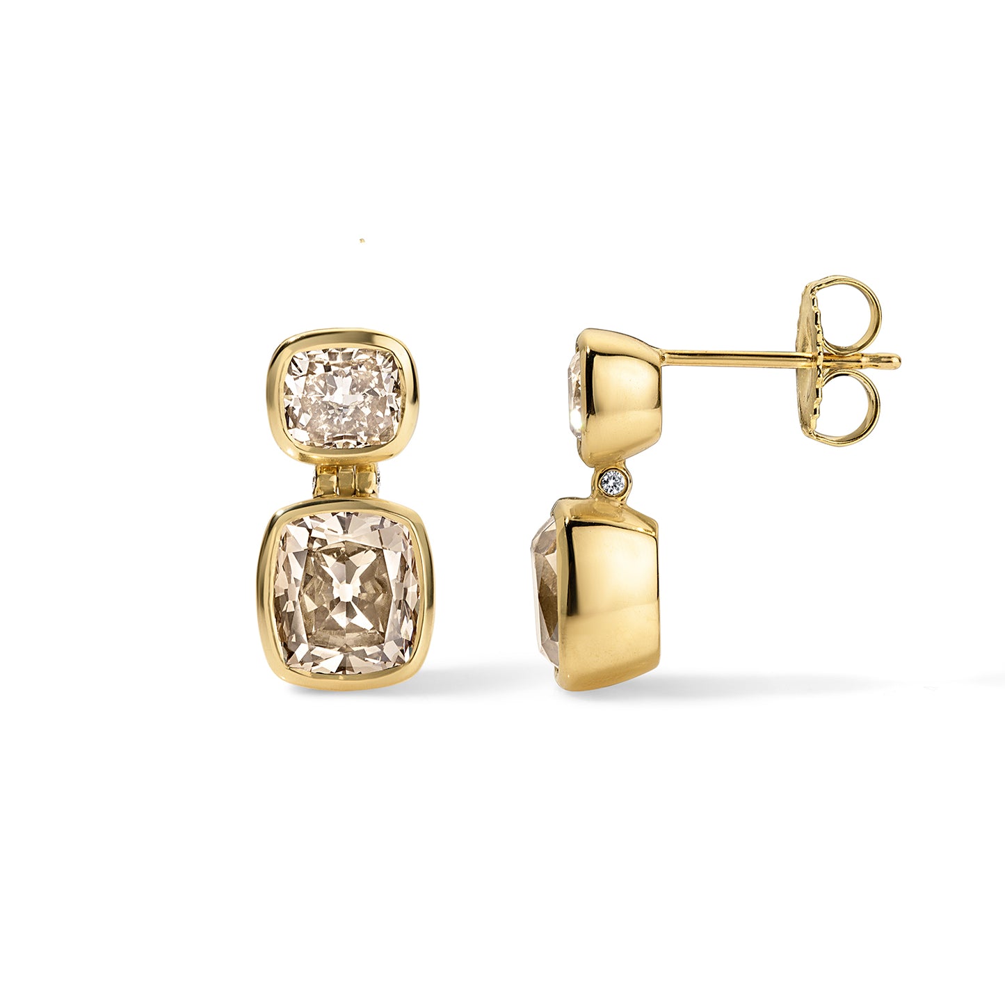 5.68ct Antique Diamond Amelia Earrings