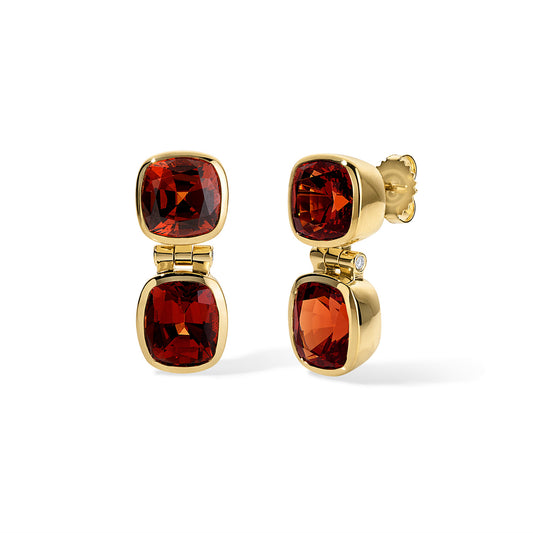 18.58ct Malaya Garnet Amelia Earrings