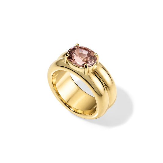 3.78ct Brown Zircon Anna Ring