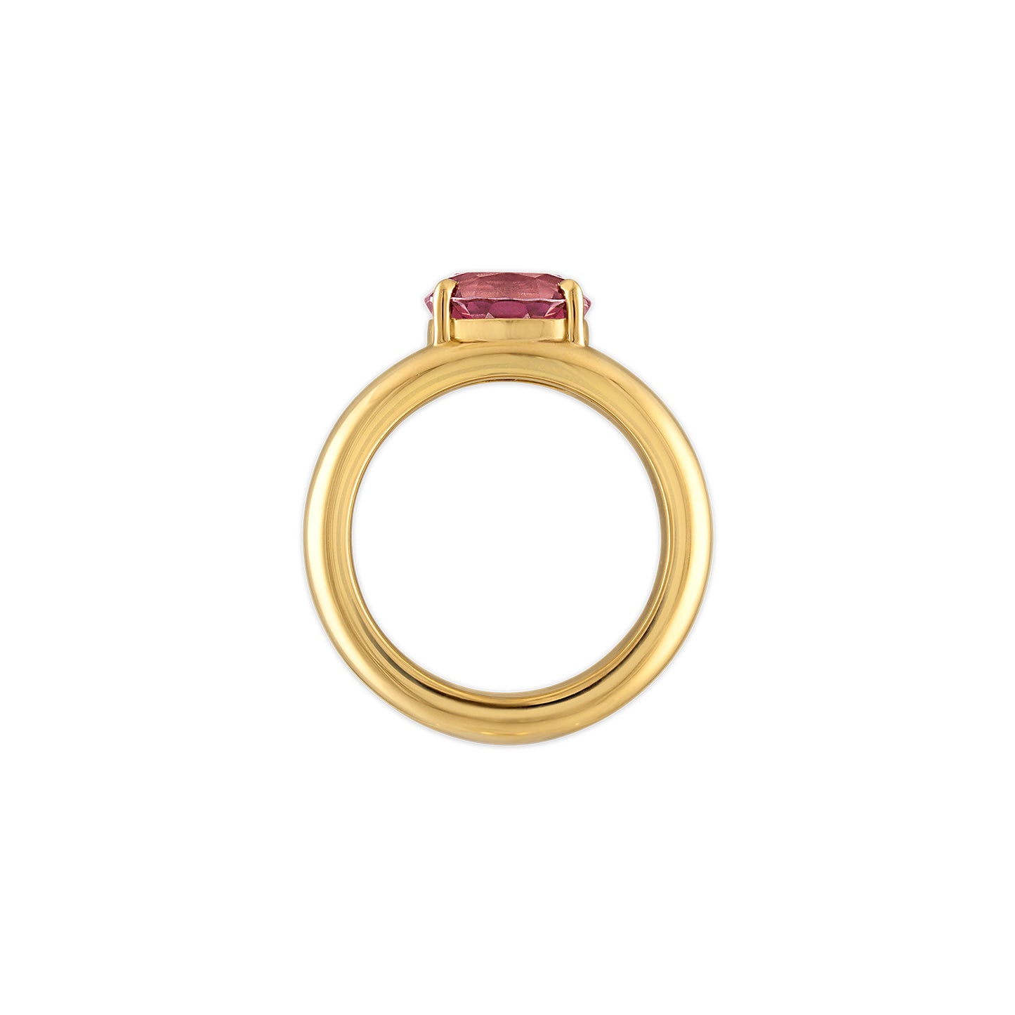 3.48ct Malaya Garnet Oval Anna Ring