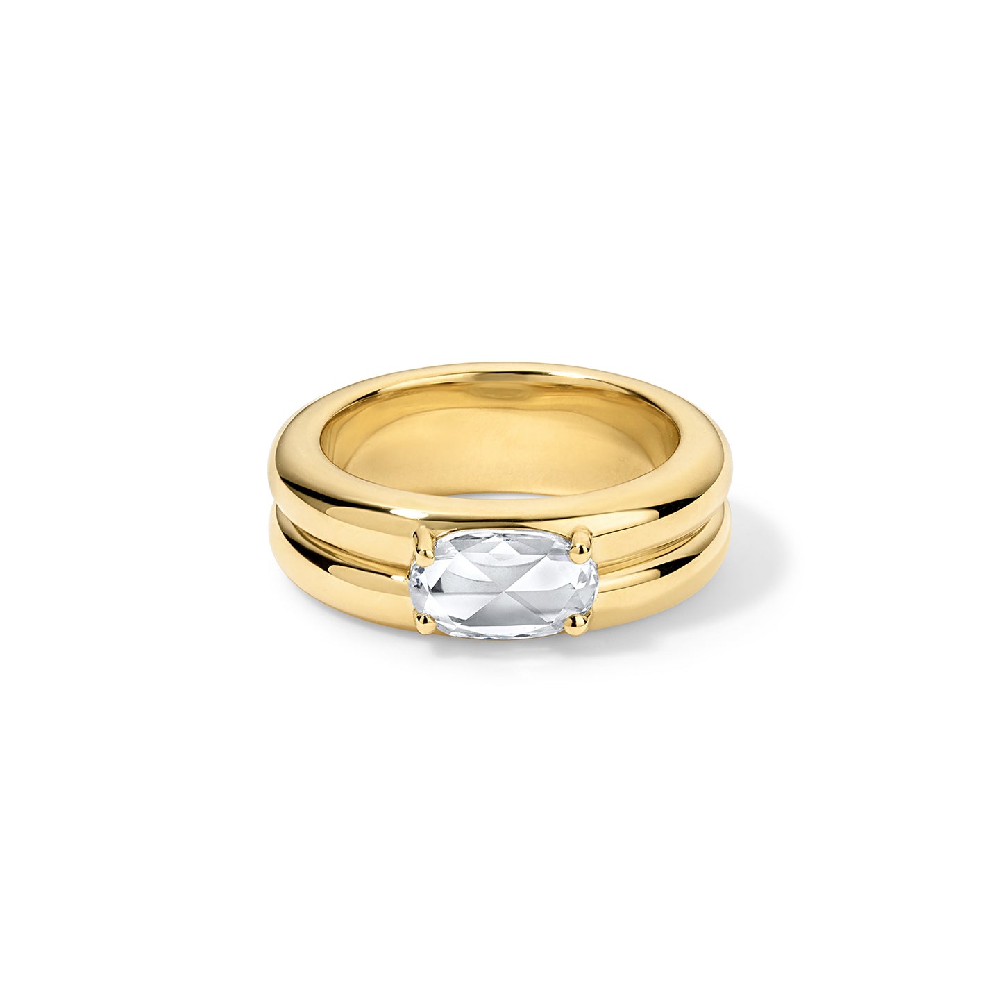 1.05ct Rose Cut Diamond Anna Ring