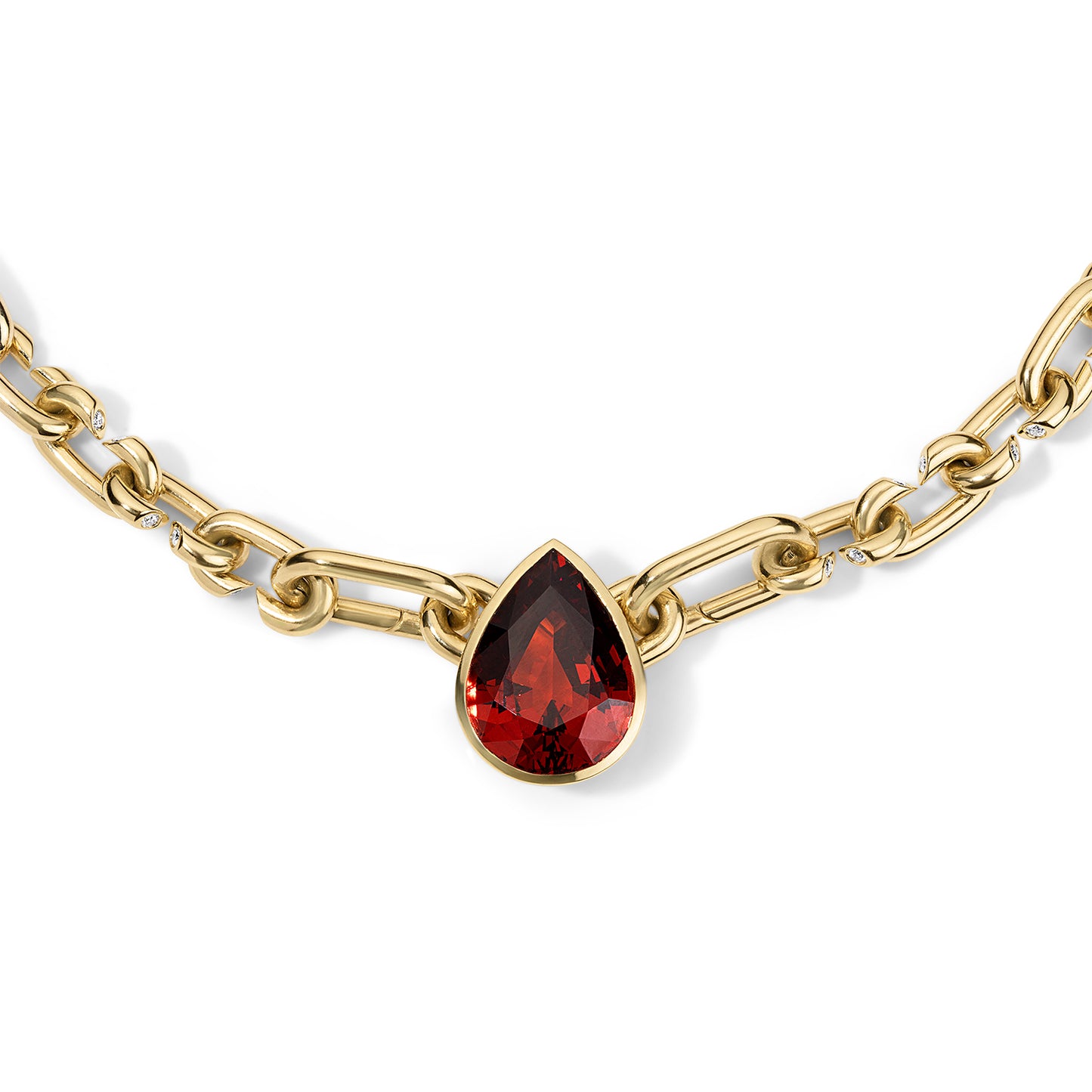 Atha Collar with 17.47ct Spessartine Garnet