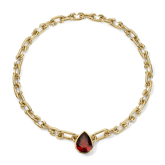 Atha Collar with 17.47ct Spessartine Garnet