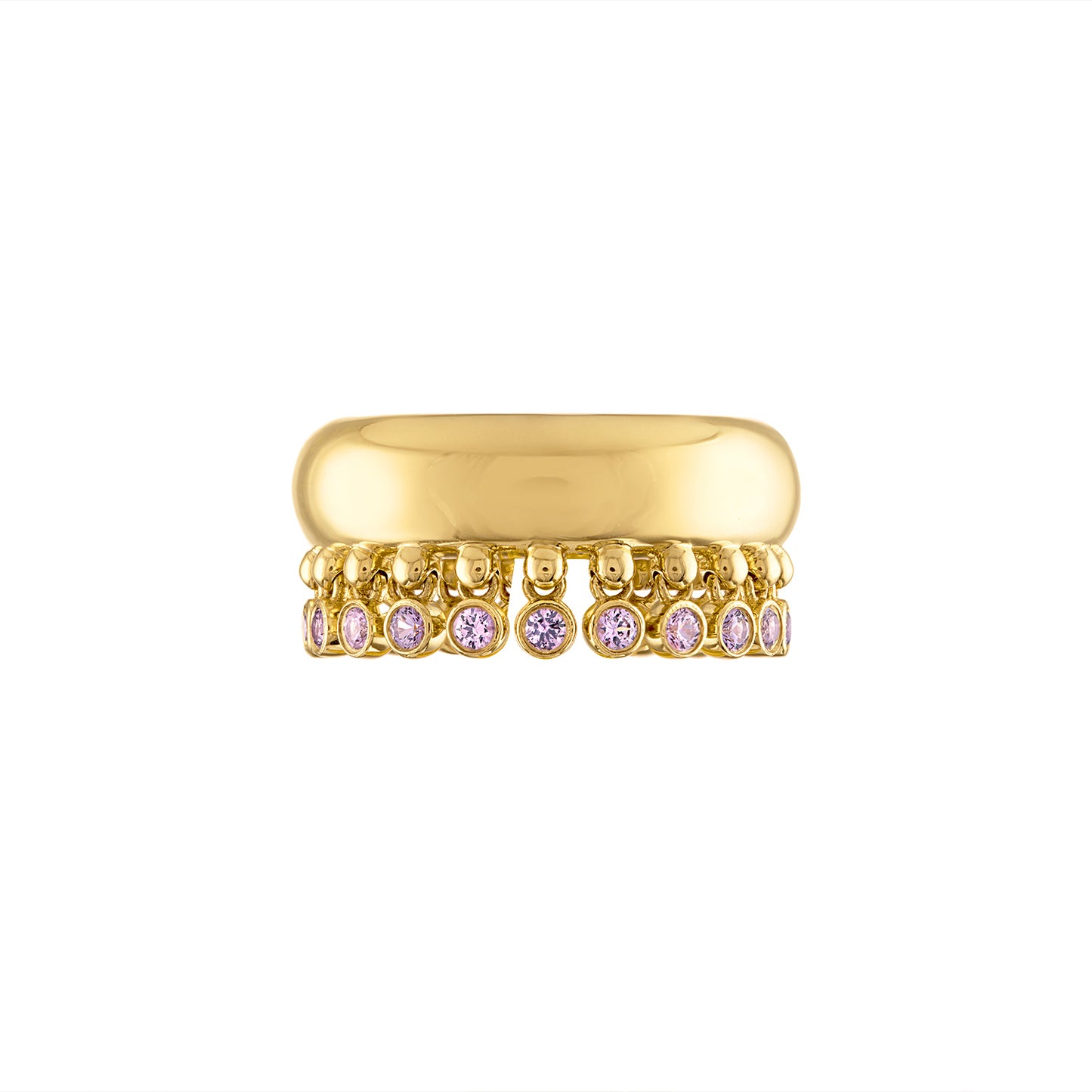 Colored Stone Tennessee Ring
