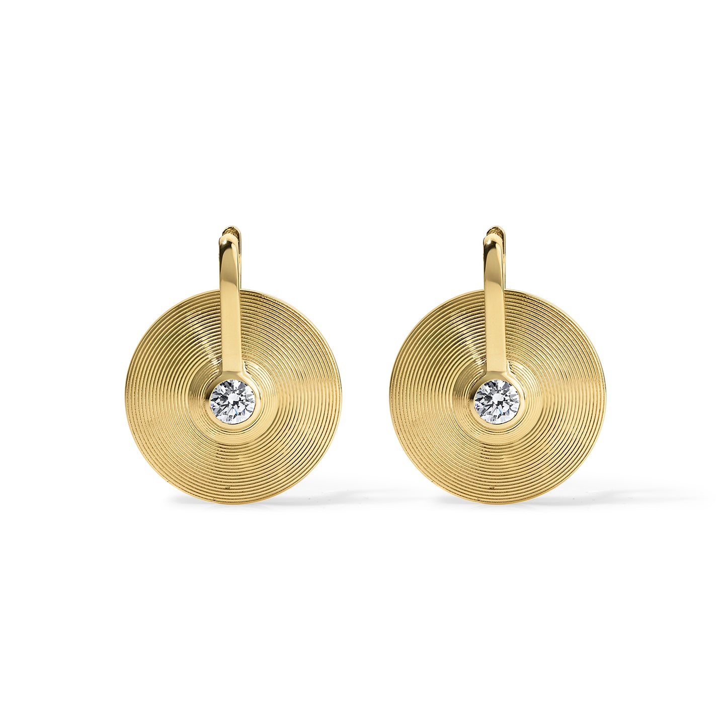 Cymbal Drop Earrings