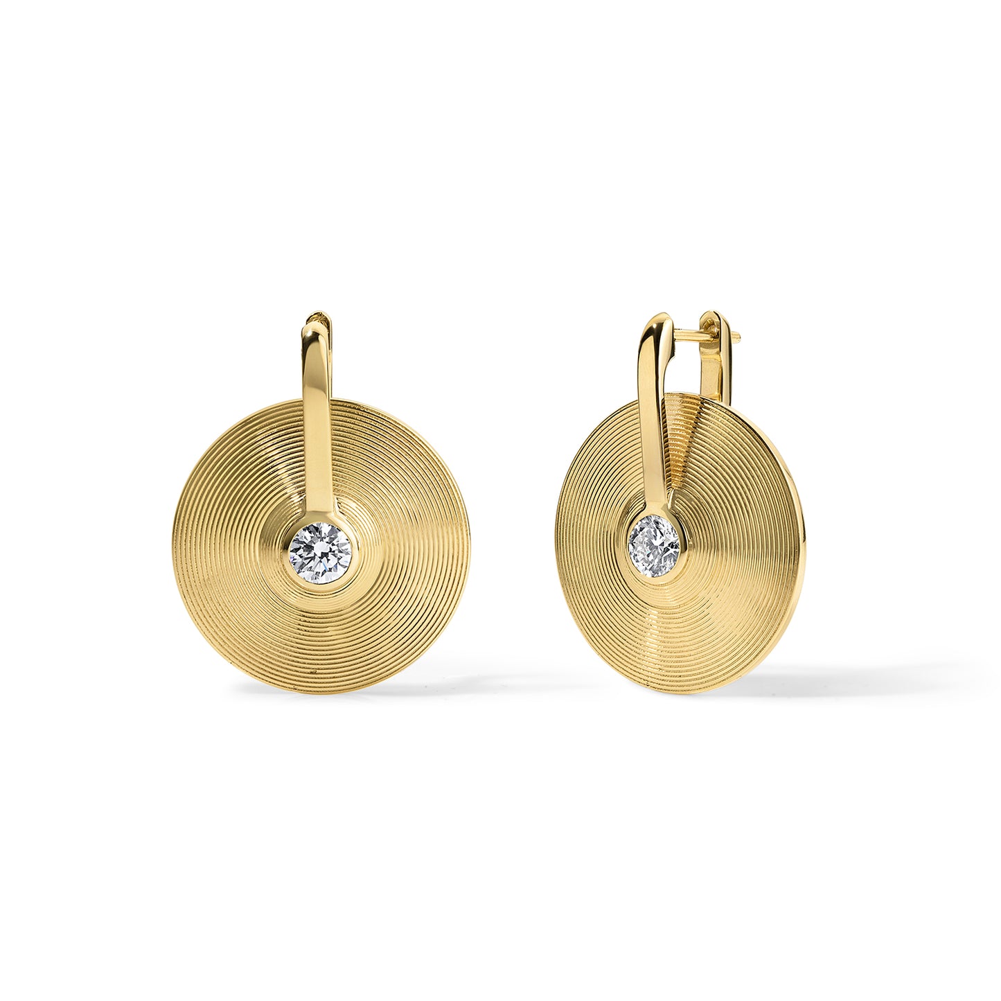 Cymbal Drop Earrings