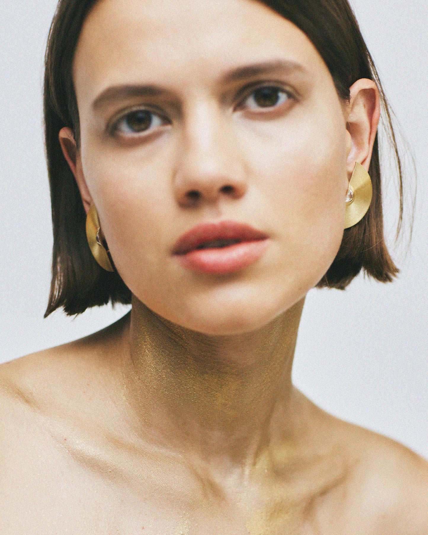 Diamond Cymbal Earrings