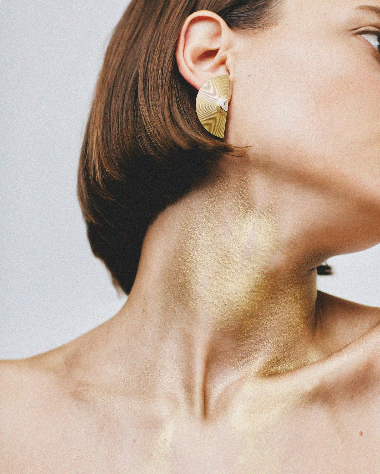 Diamond Cymbal Earrings