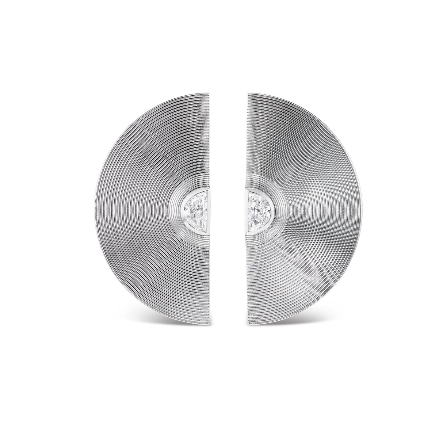 Diamond Cymbal Earrings