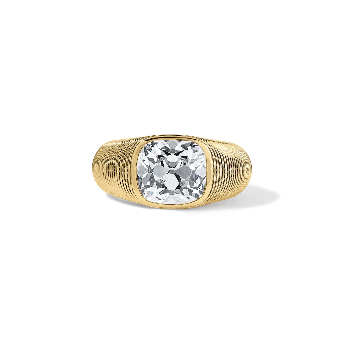 4.25ct Old Mine Diamond Cymbal Ring
