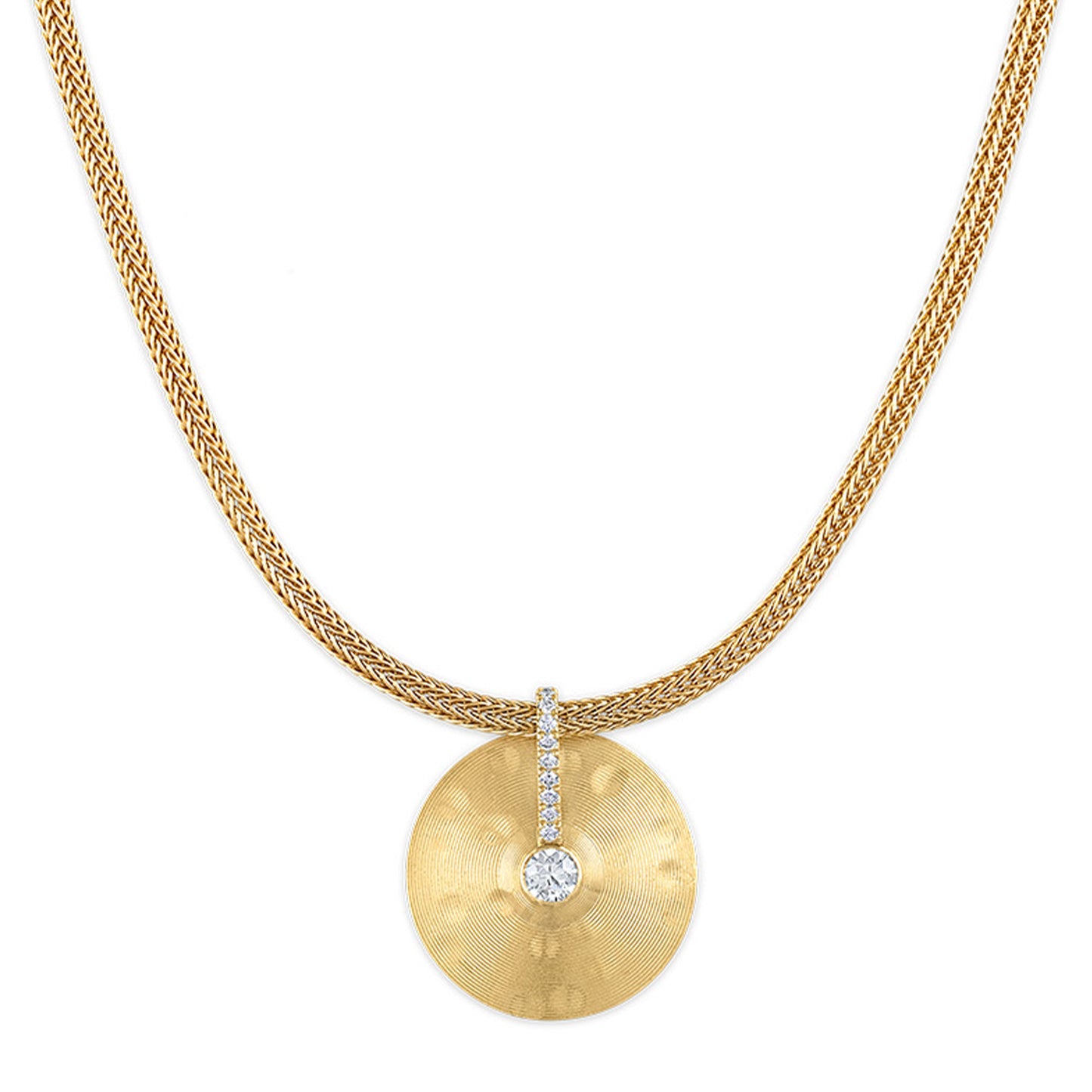 Medium Cymbal Pendant - Diamond