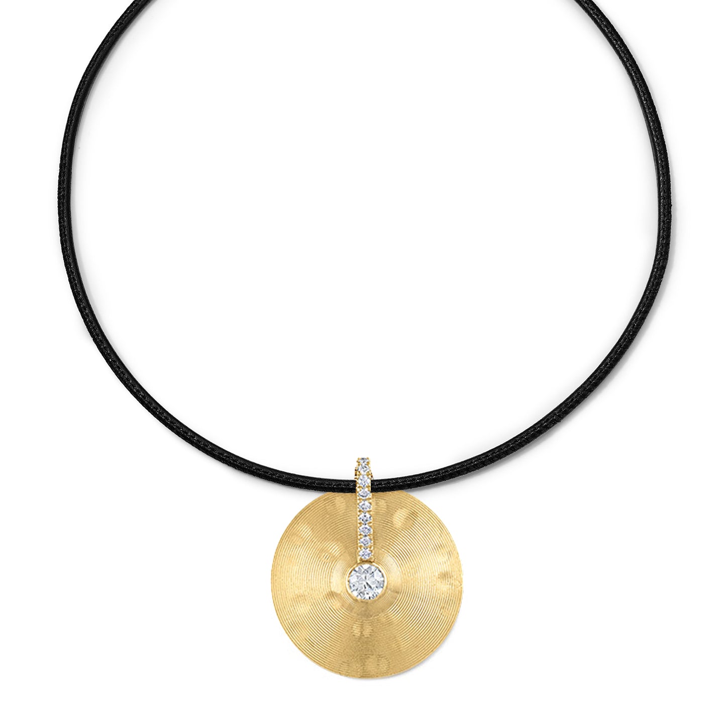 Medium Cymbal Pendant - Diamond