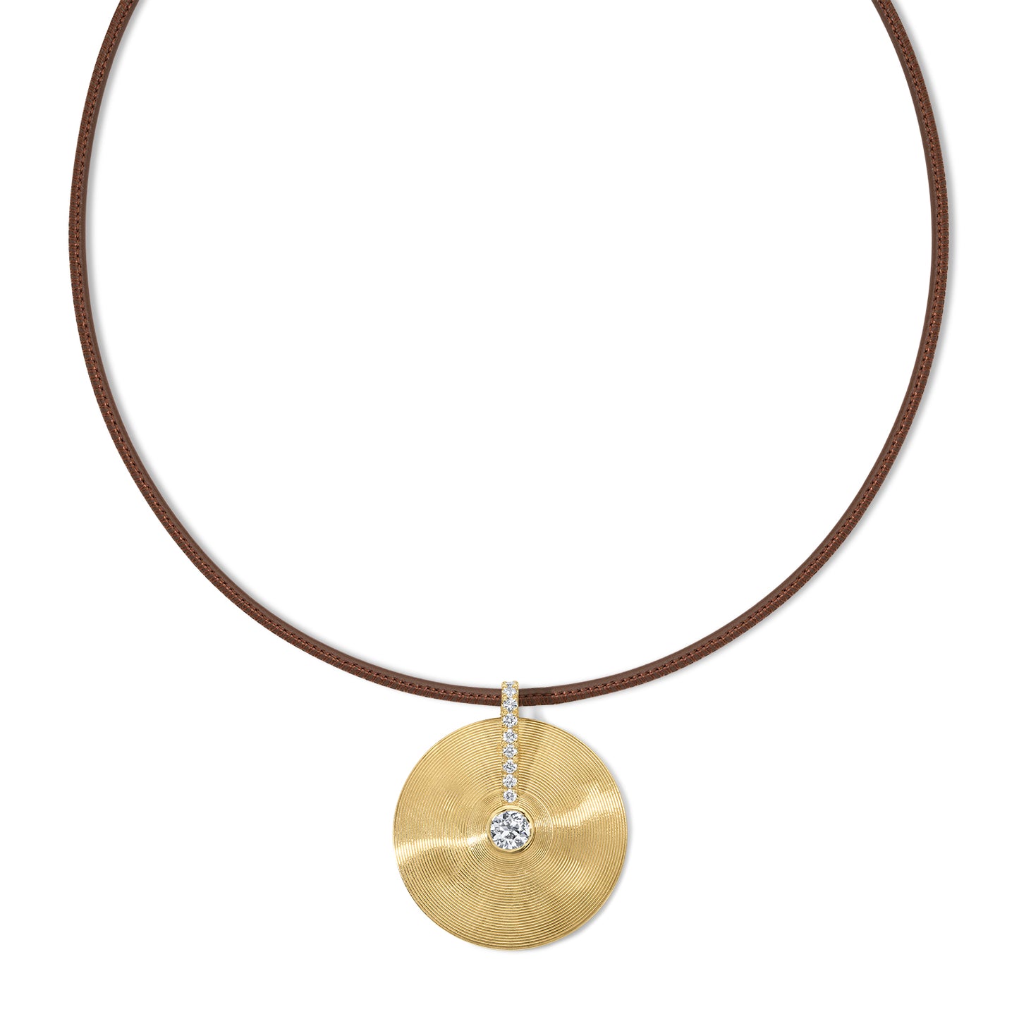 Medium Cymbal Pendant - Diamond