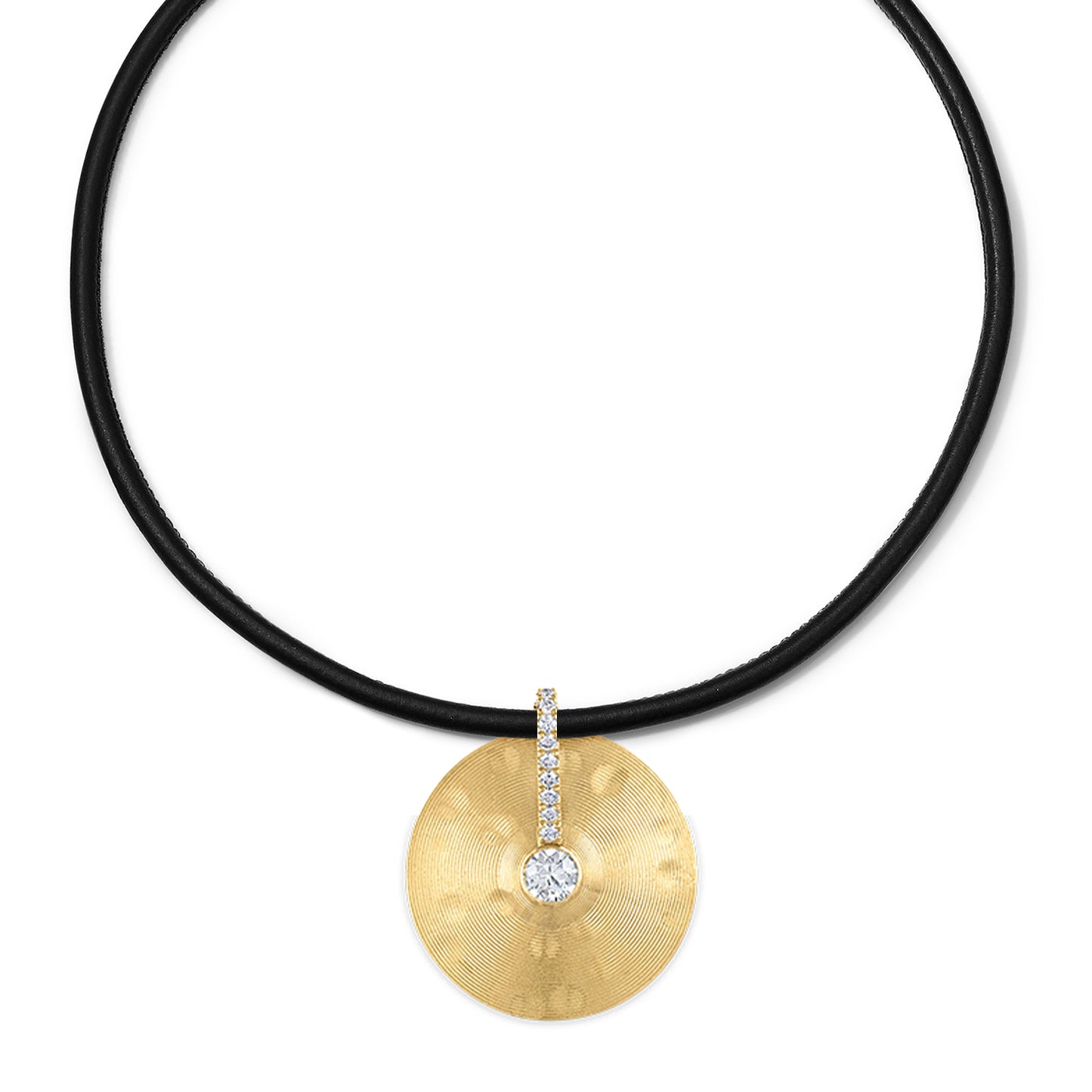 Medium Cymbal Pendant - Diamond