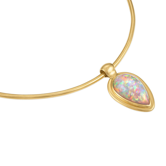 22.82ct Opal Drum Head Pendant
