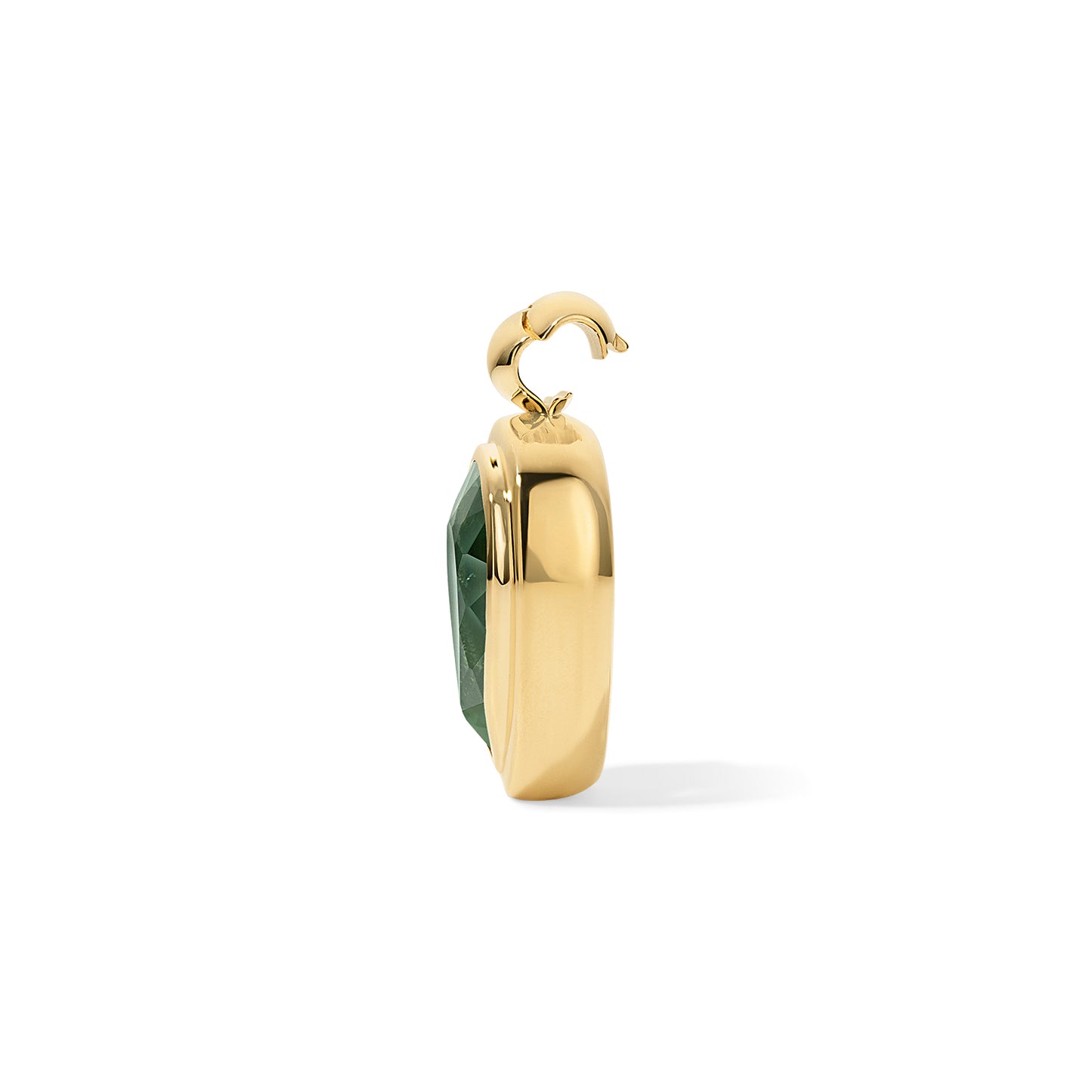 14.42ct Prasiolite Drum Head Pendant