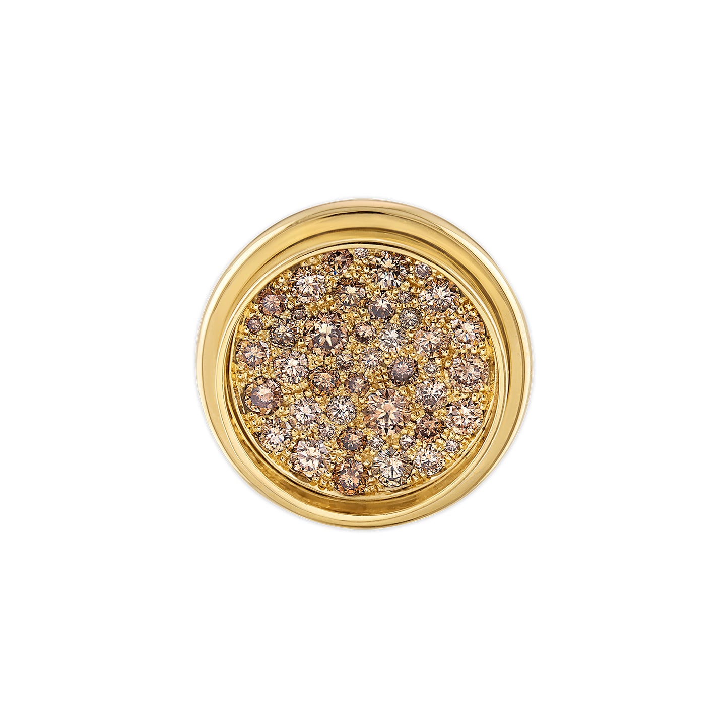 Pave Drum Head Ring