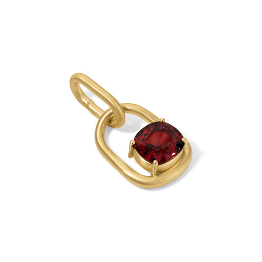 Form Pendant 7.13ct Spessartite Garnet Cushion