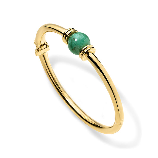 Gilda Stick Bangle Emerald