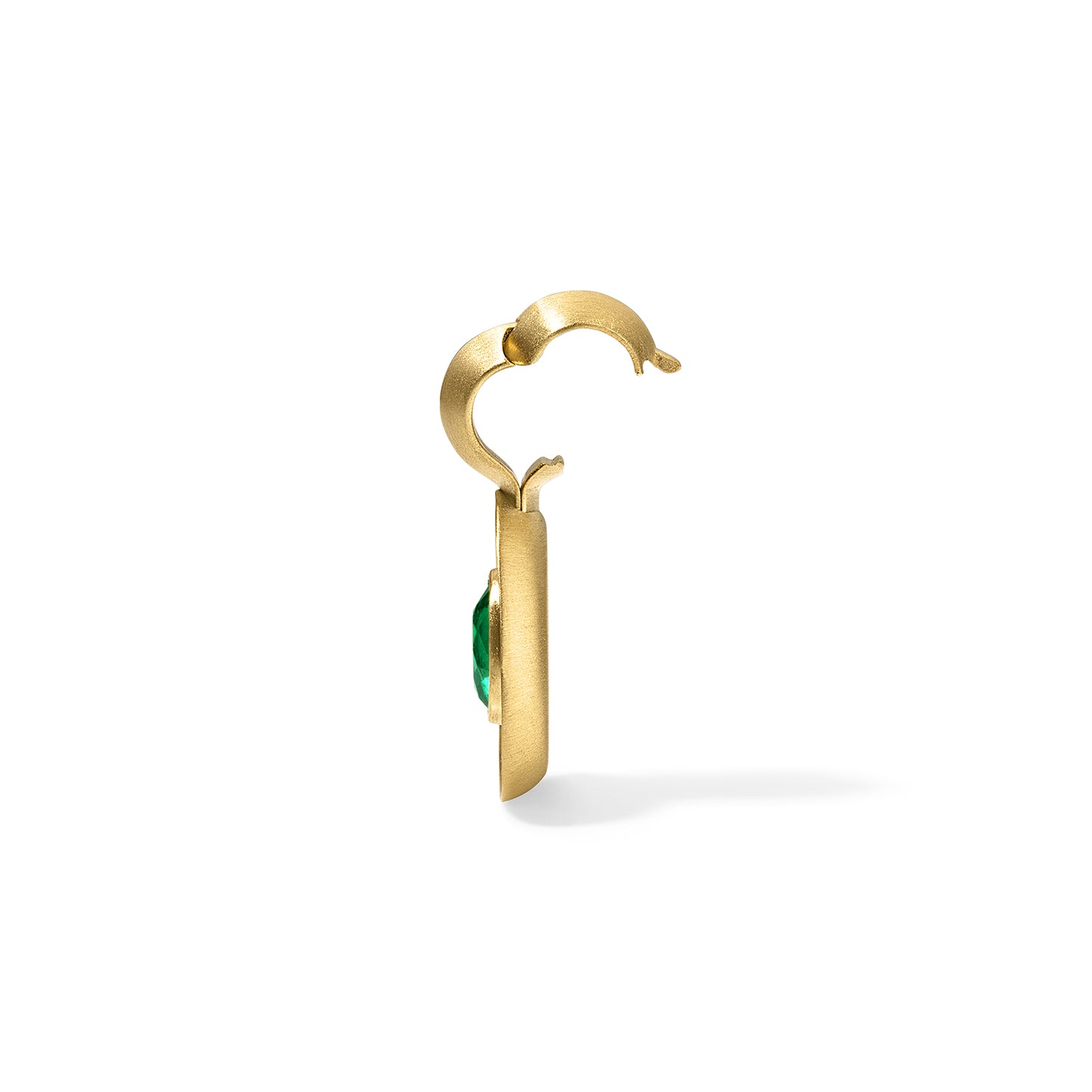 0.90ct Emerald Gong Pendant