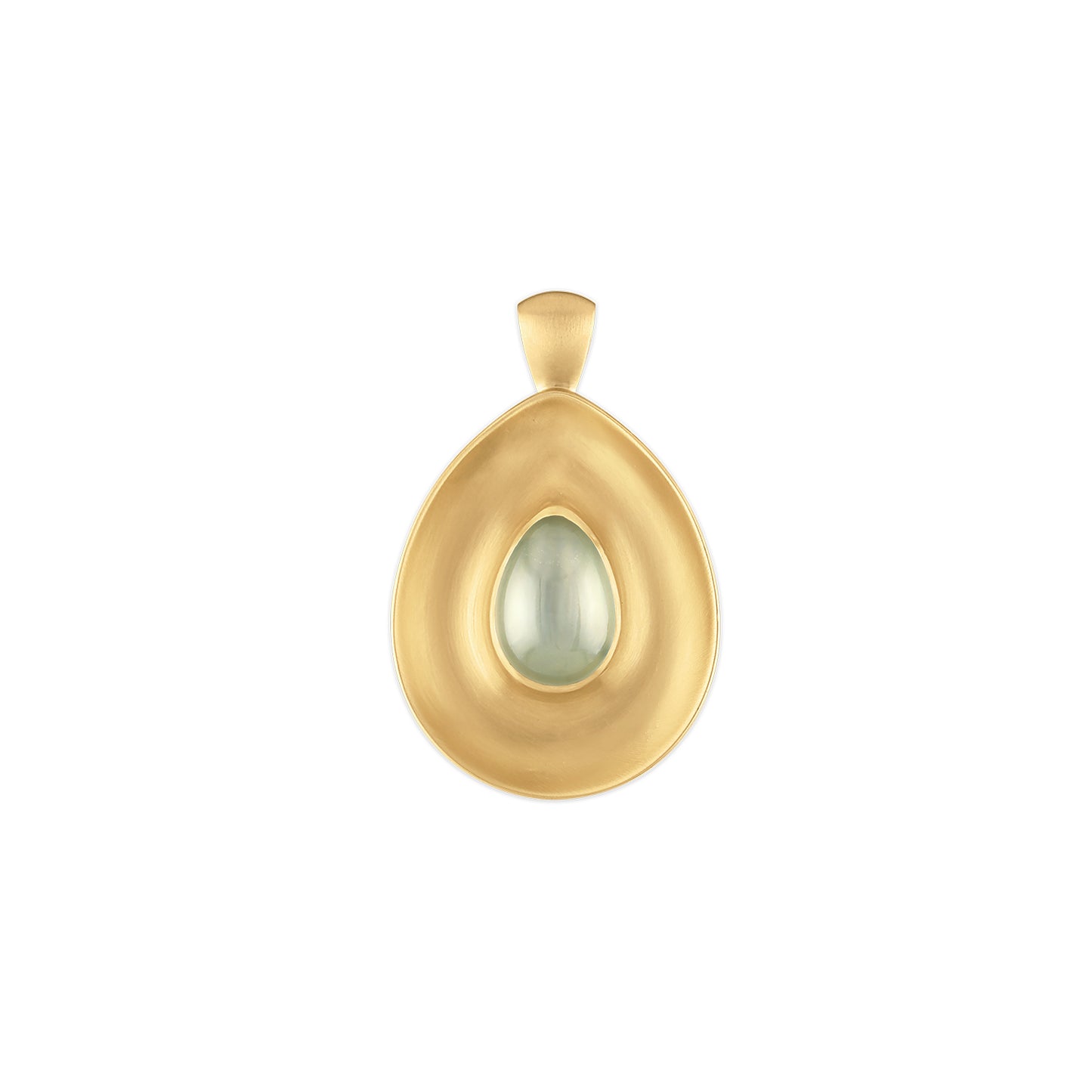 22.94ct Mango Moonstone Gong Pendant