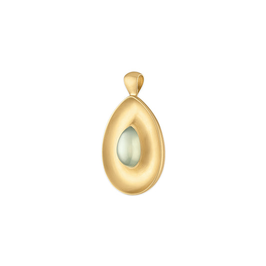 22.94ct Mango Moonstone Gong Pendant