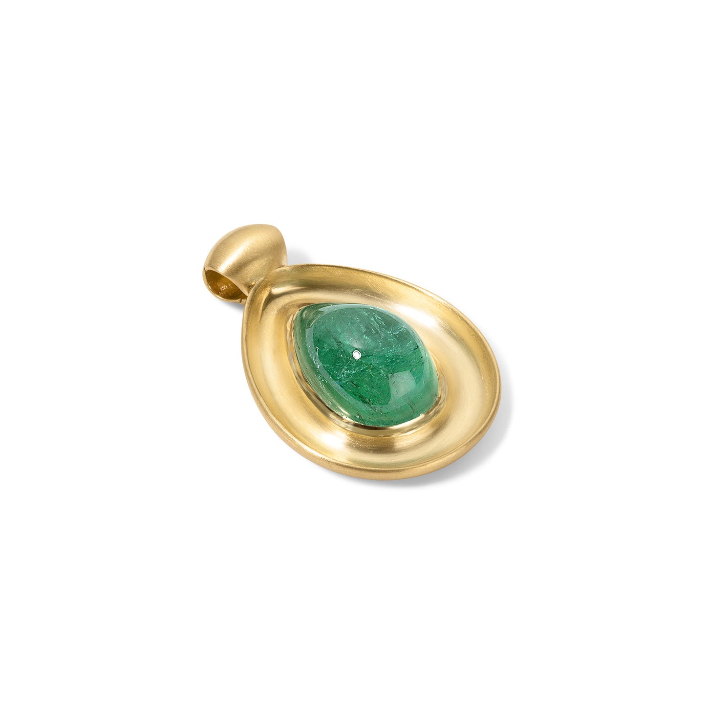 13.35ct Paraiba Tourmaline Gong Pendant
