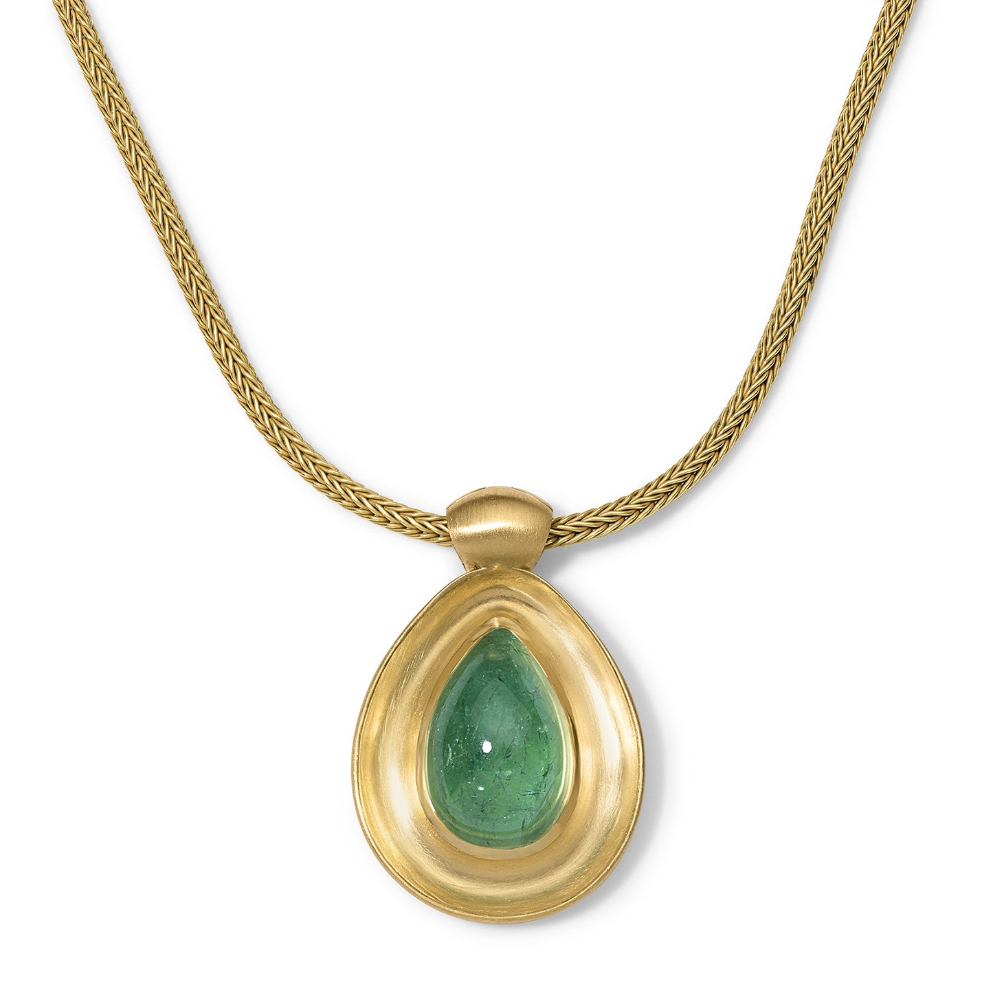 13.35ct Paraiba Tourmaline Gong Pendant