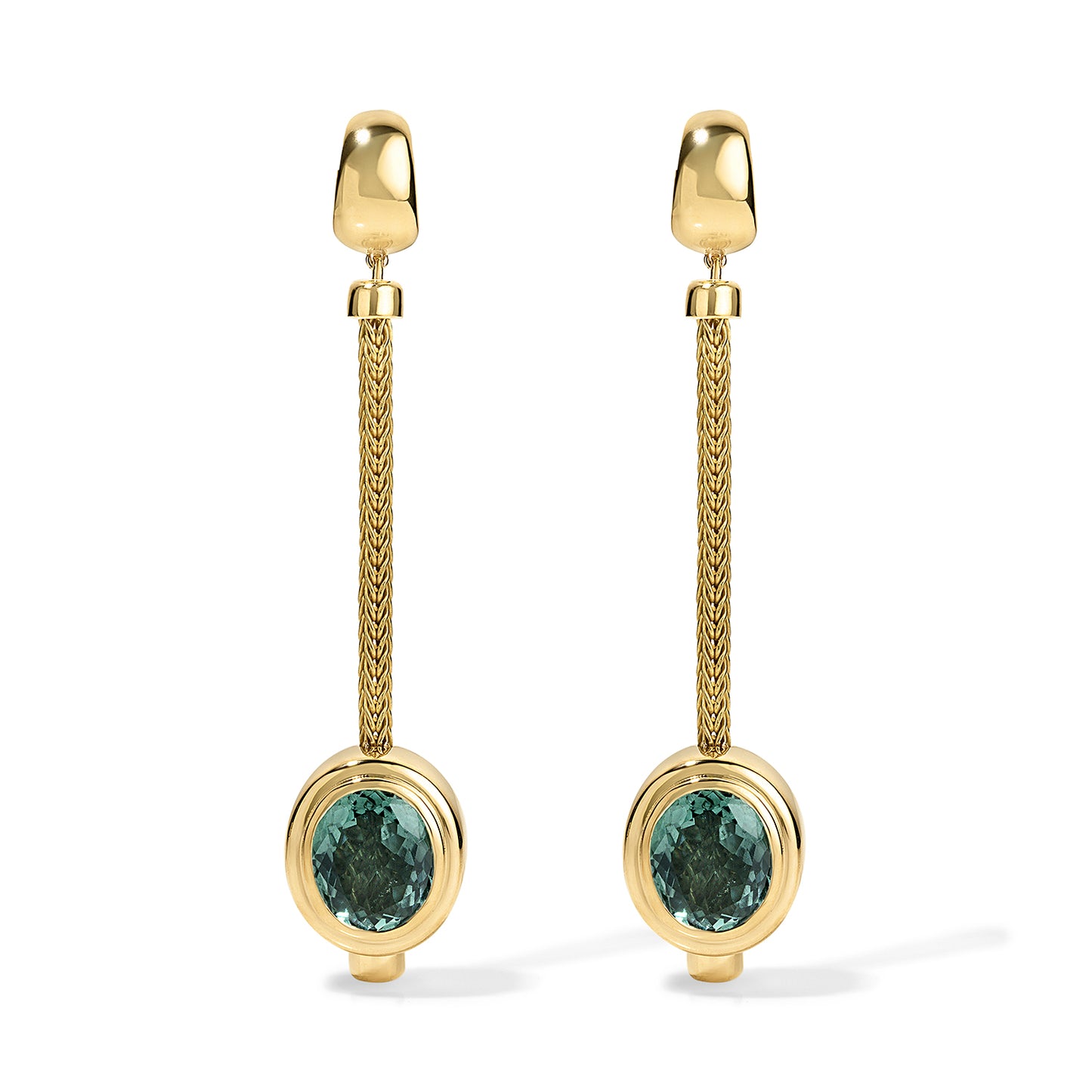 6.00ct Blue Tourmaline Josephine Earrings