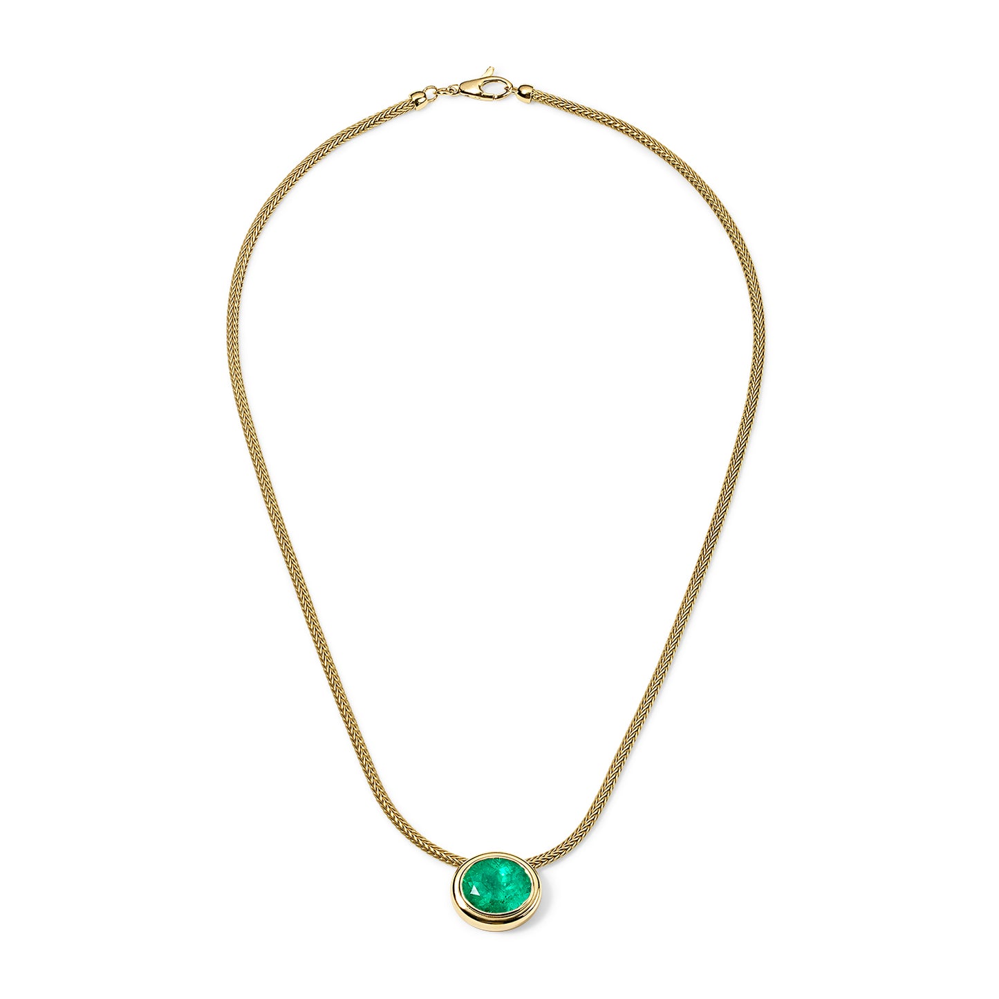4.19ct Muzo Emerald Josephine Necklace
