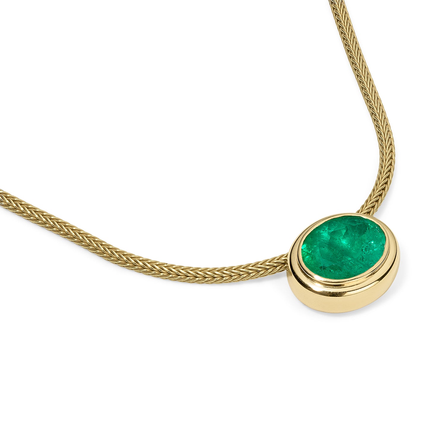 4.19ct Muzo Emerald Josephine Necklace