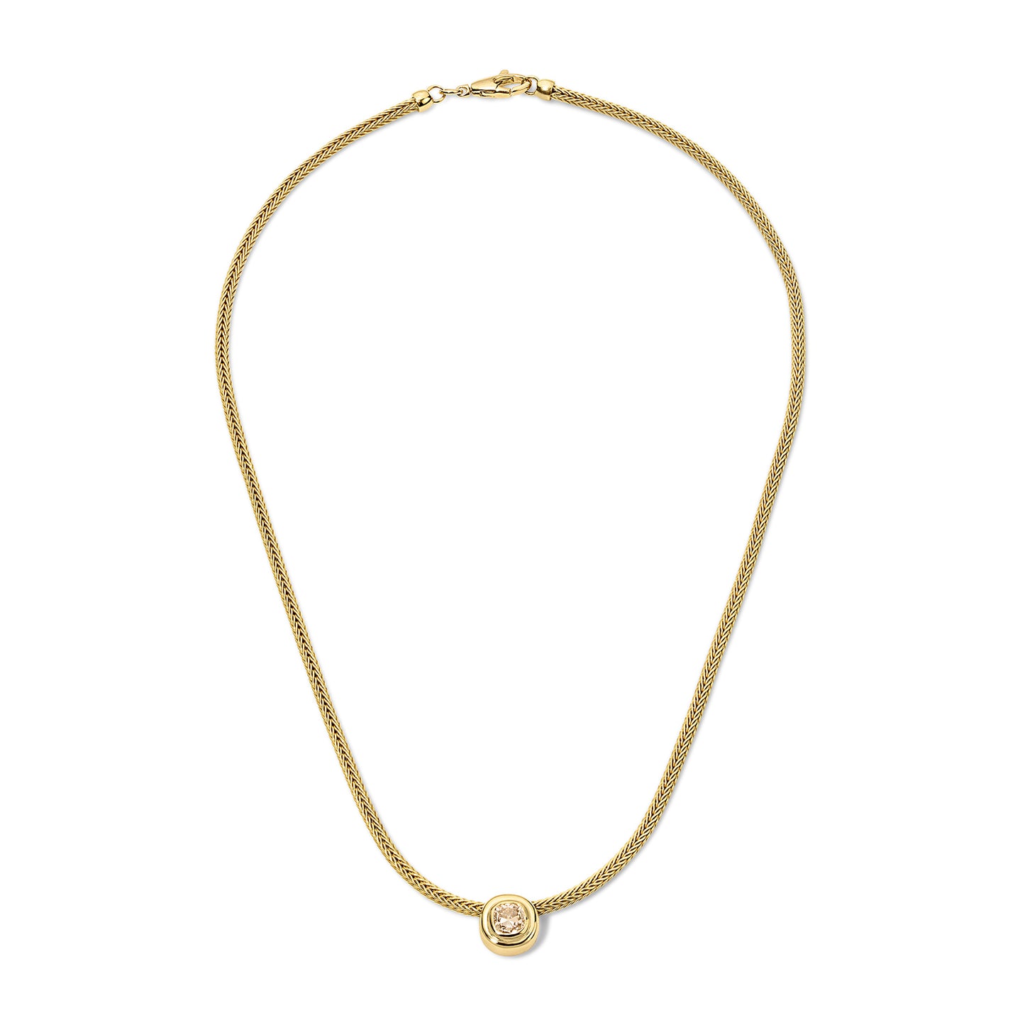 1.20ct Old Mine Diamond Josephine Necklace
