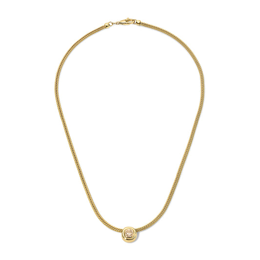 1.20ct Old Mine Diamond Josephine Necklace