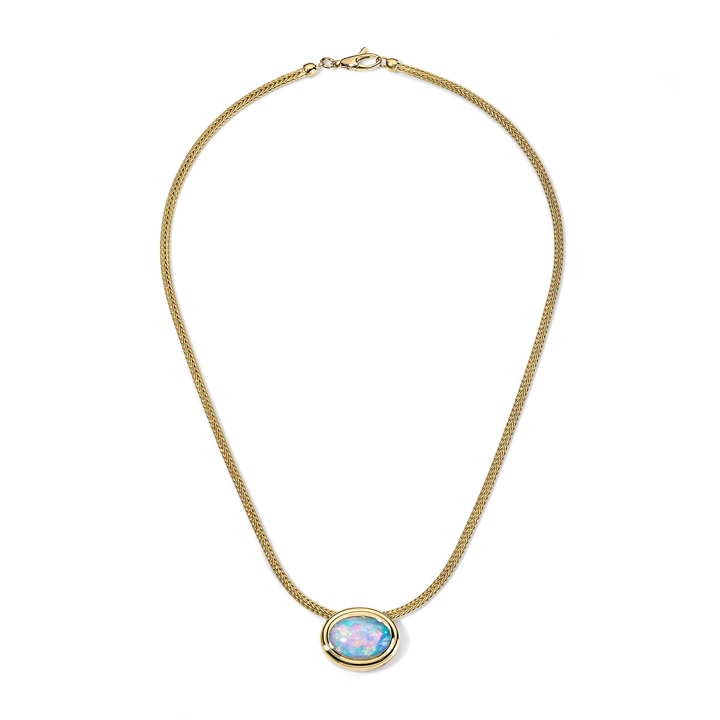 5.50ct Opal Oval Josephine Necklace