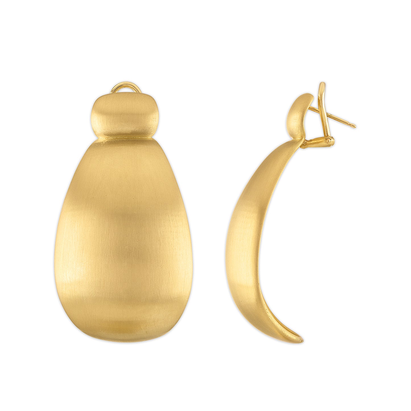Large Cowbell Earrings