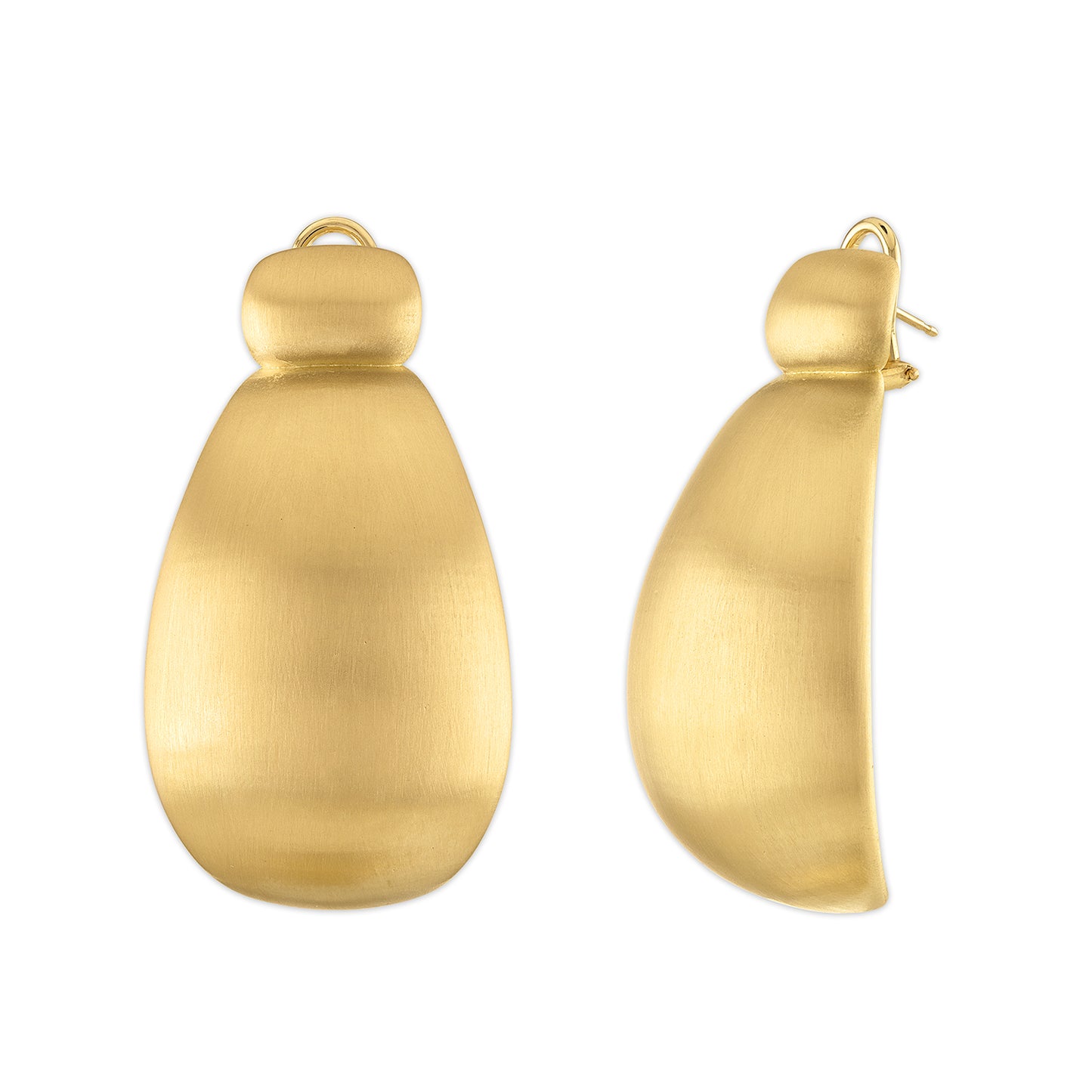 Large Cowbell Earrings