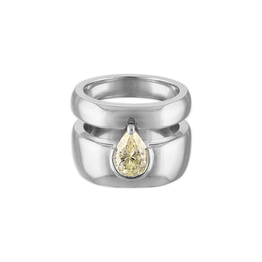 1.19ct Pear Diamond Markie Ring