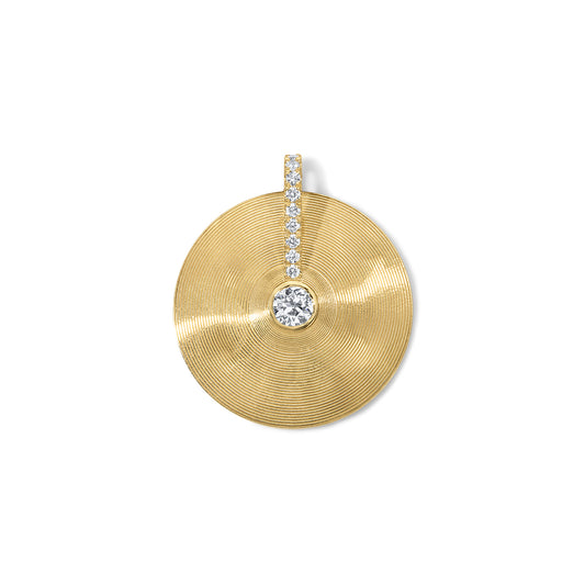 Medium Cymbal Pendant - Diamond