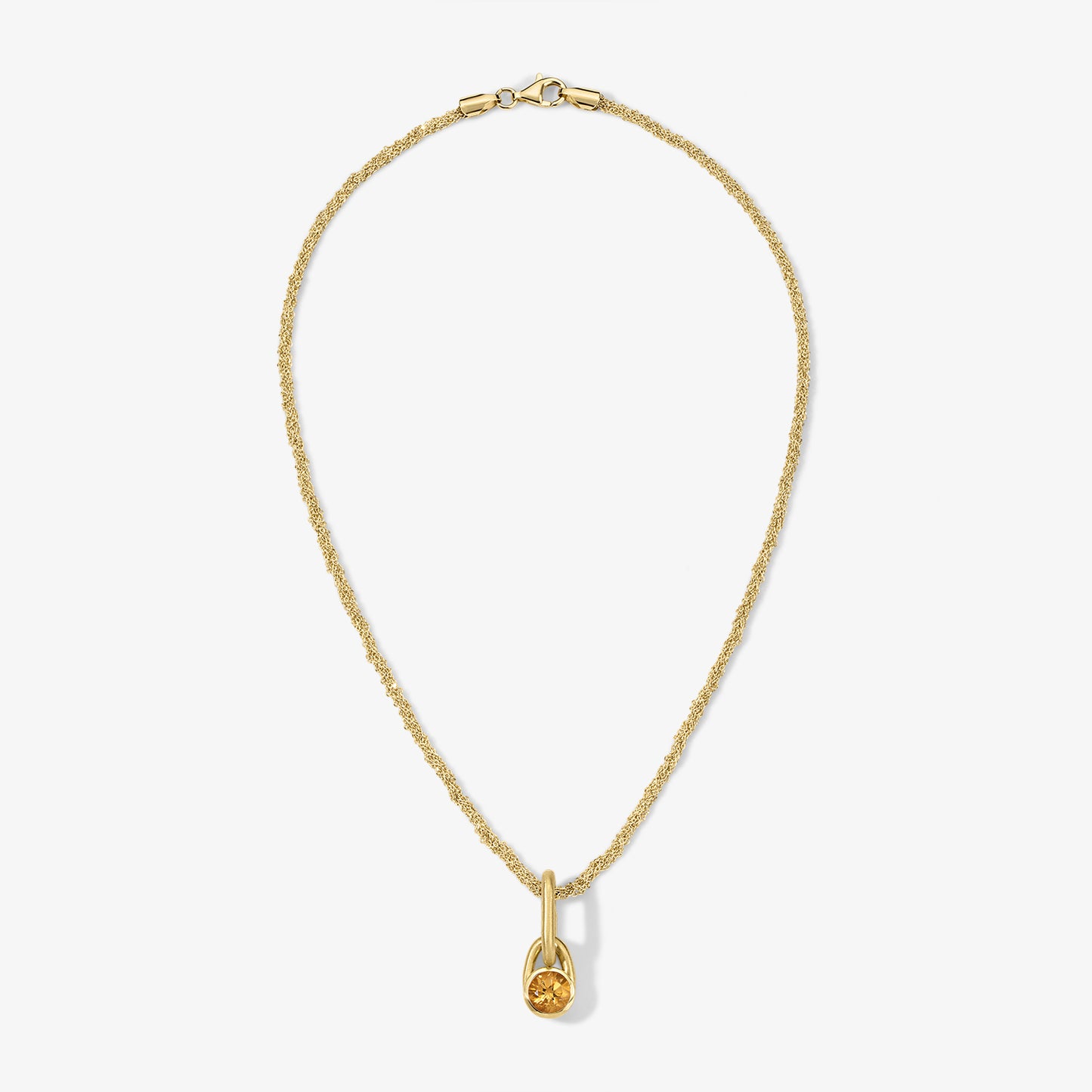 Mini Form Pendant Citrine