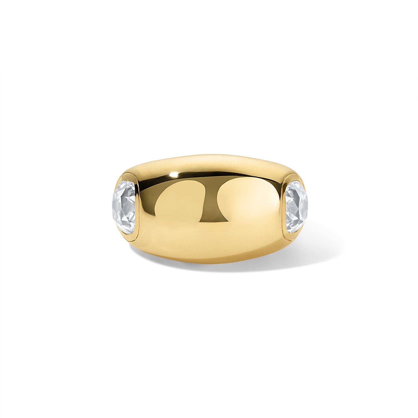 3.02ct Old Mine Diamond Peggy Ring