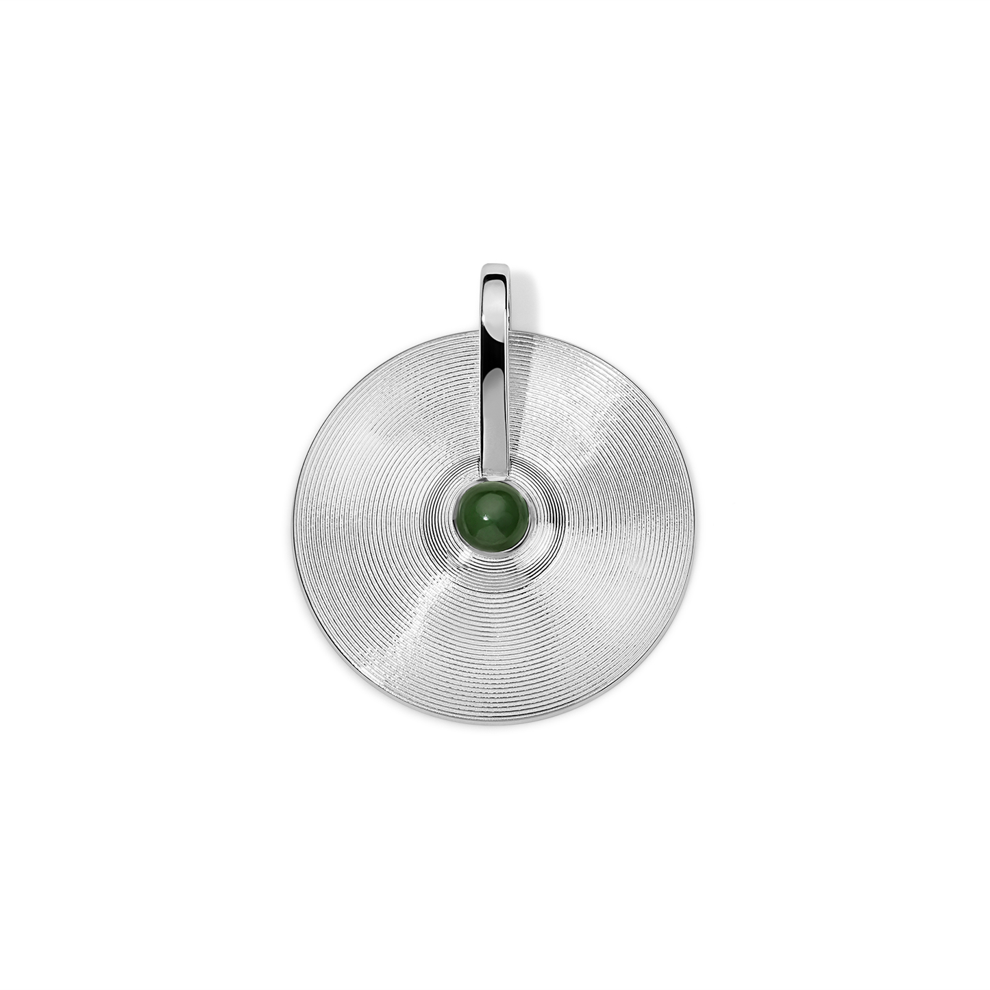 Silver Medium Cymbal Pendant