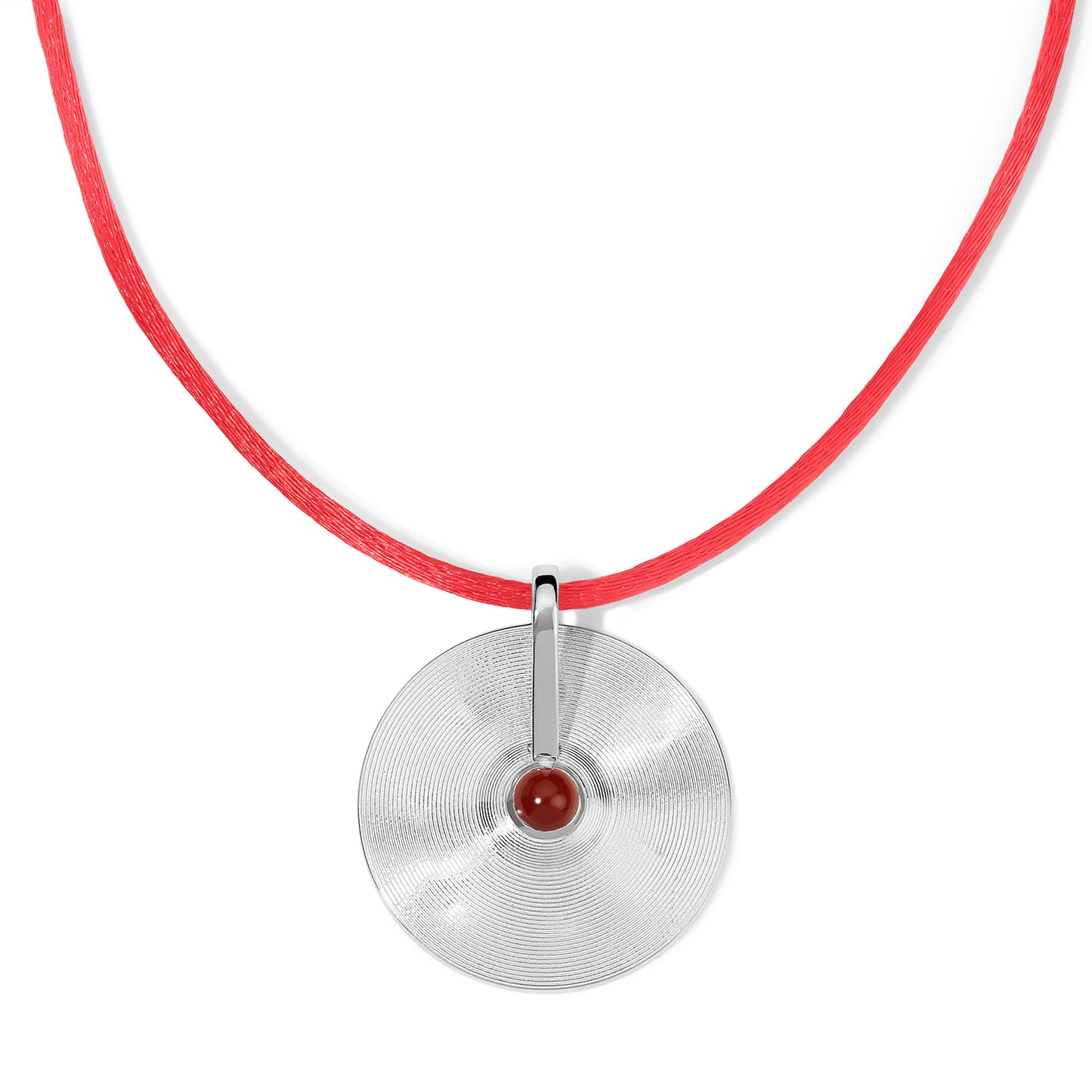 Silver Medium Cymbal Pendant