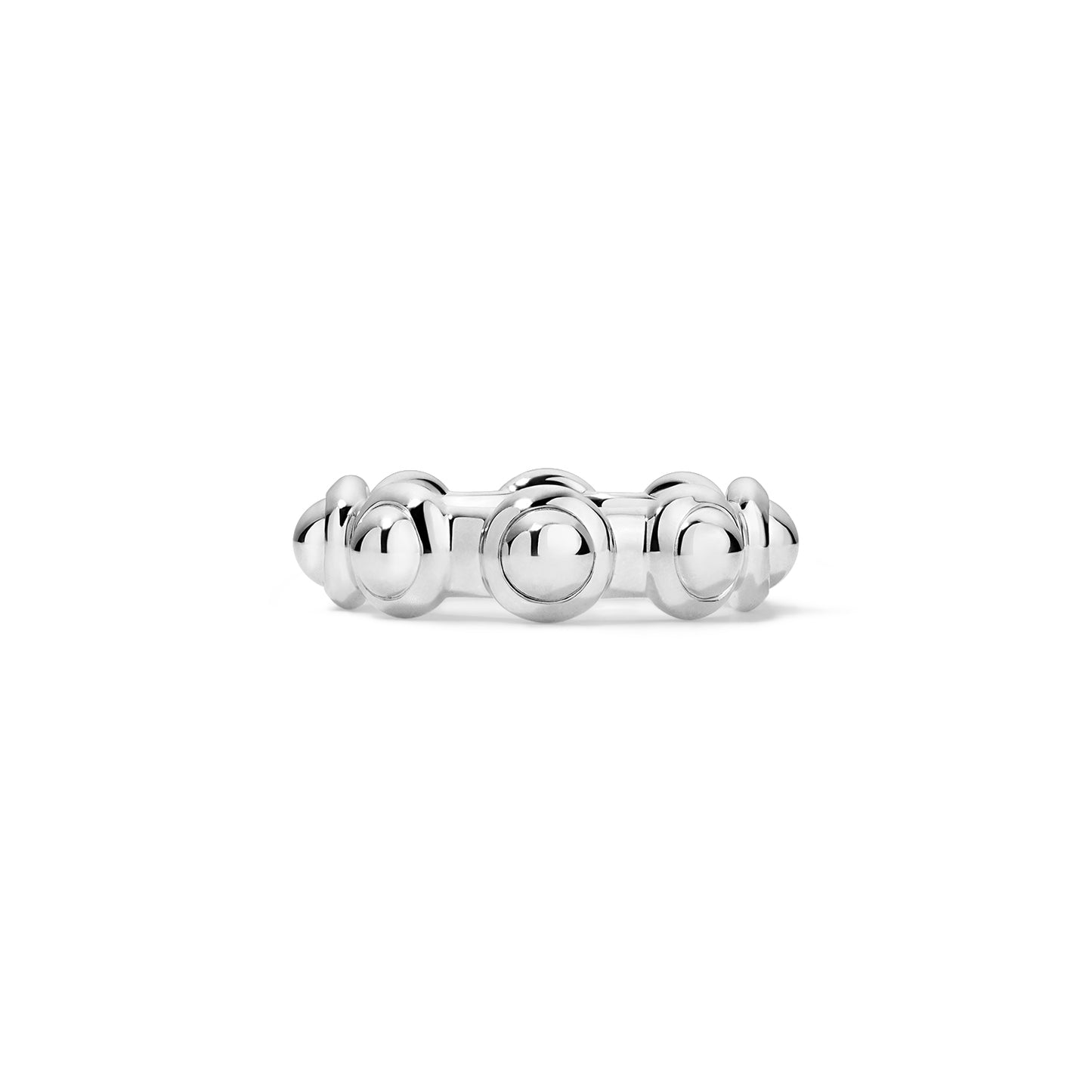Silver Small Pop Vic Ring
