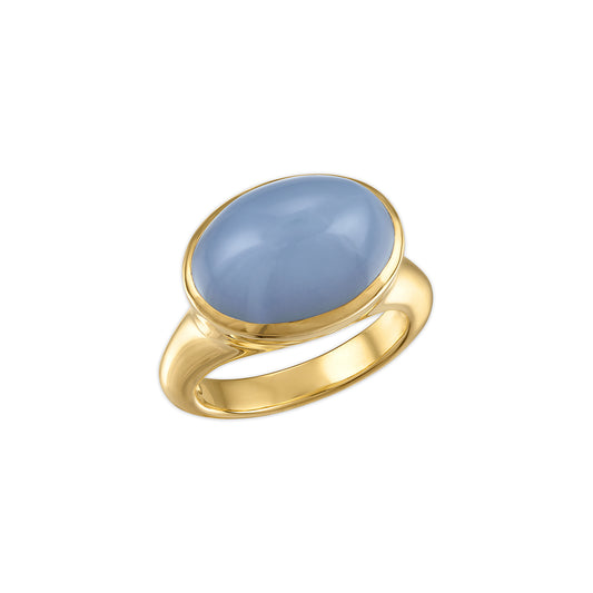 5.80ct Chalcedony Úna Ring