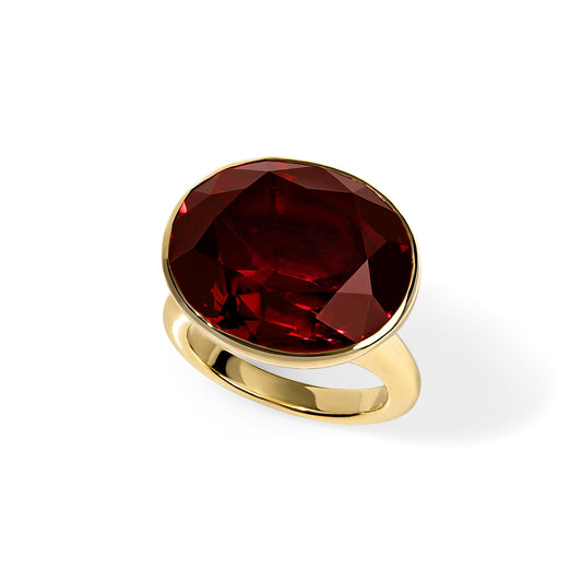 32.55ct Malaya Garnet Úna Ring