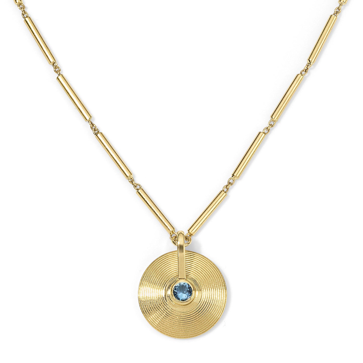 XS Cymbal Pendant - Aquamarine
