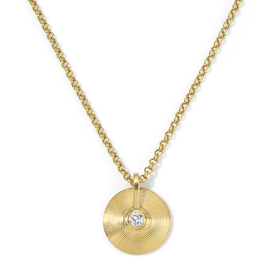 XS Cymbal Pendant - Diamond