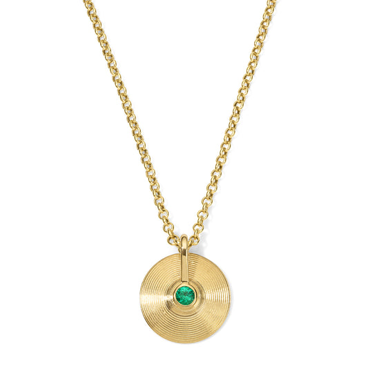 XS Cymbal Pendant - Emerald