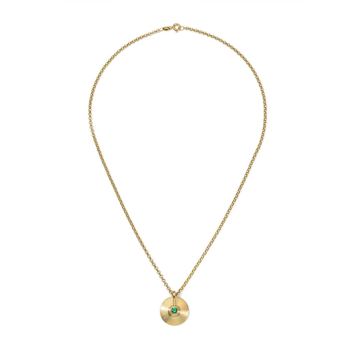 XS Cymbal Pendant - Emerald